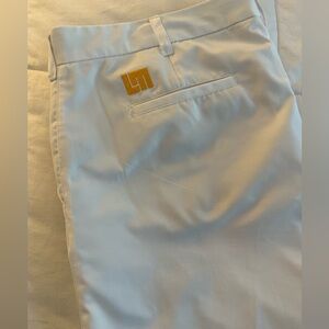 Loudmouth Light Gray Chinos with Gold Accent